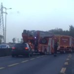greve sapeur pompier sur l autoroute